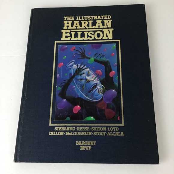 Illustrated Harlan Ellison-3-D glasses art book